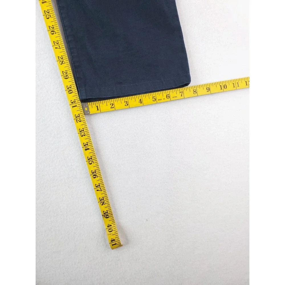 Atelier Gardeur Pants Mens 35x32 Navy Blue Nevio 1 Regular Straight Linen Blend